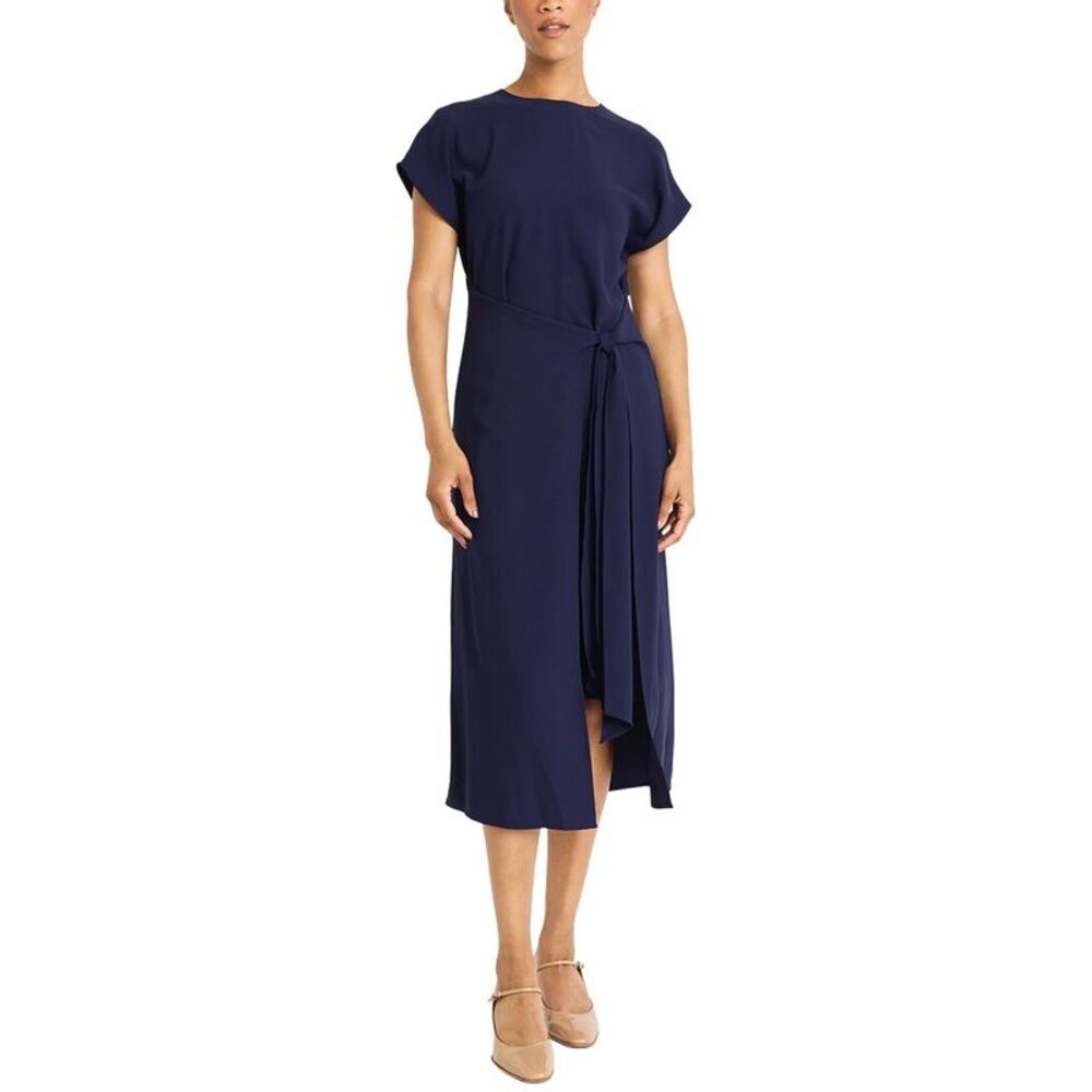 Luxely Womens  Midi Dress, Blue